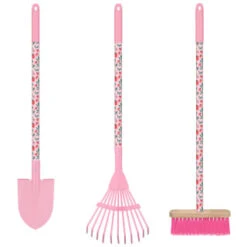 Kids Long Handle Printed Tool - Pink - Brush 7 Kids Long Handle Printed Tool - Pink - Brush -Garden Furniture Sales 392933 kids long handle printed tools girls group
