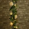 Artificial Rose Solar Garland -Garden Furniture Sales 392943 200cm artificial rose solar garland
