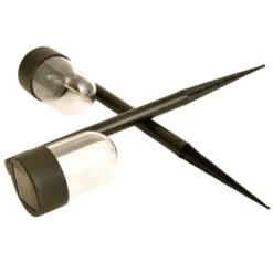 Monaco Solar Powered Post Lights 2pk -Garden Furniture Sales 392976 2 pack monaco solar powered post lights 2