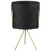 B&M Leaf Embossed Planter On Gold Stand - Black -Garden Furniture Sales 393073 ceramic leaf emboss planter on gold stand black