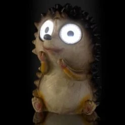 B&M Garden Animal Ornament With Solar Powered Eyes - Hedgehog -Garden Furniture Sales 393074 garden animal ornament with solar powered eyes hedgehog