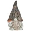 B&M Solar Rustic Gonk Gnome Ornament - Mushroom -Garden Furniture Sales 393242 solar rustic gonk gnome ornament mushroom 2