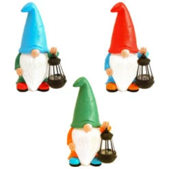 B&M Garden Gonk Ornament With Solar Lantern - Red 7 B&M Garden Gonk Ornament With Solar Lantern - Red -Garden Furniture Sales 393259 garden gonk ornament with solar lantern group