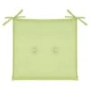 Luxury Seat Pads - Green 2pk -Garden Furniture Sales 393560 2pk shower resistant seat pads green