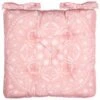 B&M Luxury Seat Pad - Pink Tropical Print -Garden Furniture Sales 393566 luxury shower resistant seat pad pink floral