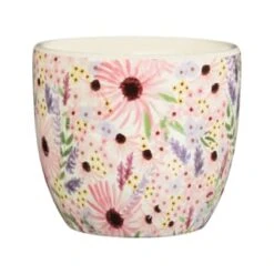 B&M Boho Garden Ceramic Plant Pots 3pk - Flowers -Garden Furniture Sales 393644 3pk boho garden ceramic plant pots flower 3