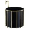 B&M New York Planter With Hook - Gold -Garden Furniture Sales 393659 new york planter with hook gold