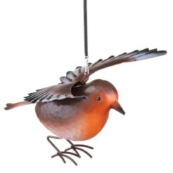 B&M Springy Hanging Bird - Brown -Garden Furniture Sales 393690 springy bird hanging brown 3