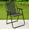Simply Garden Folding Relaxer Chair - Black -Garden Furniture Sales 393741 simply garden relaxer chair