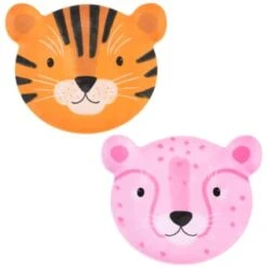 B&M Little Safari Animal Plate - Leopard -Garden Furniture Sales 394234 animal face plate group