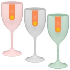 B&M Simply Summer Wine Glass - Grey -Garden Furniture Sales 394256 colour wine glass group