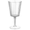 B&M Ridged Wine Glass - Clear -Garden Furniture Sales 394257 ridged wine glass clear