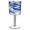 B&M Ocean Swirl Wine Glass 4pk -Garden Furniture Sales 394259 4pk ocean swirl wine glass 2