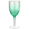 B&M Bloom Fade Wine Glass - Green -Garden Furniture Sales 394260 bloom fade wine glass green