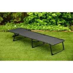 Vancouver Premium 3 Position Folding Relaxer Bed - Black -Garden Furniture Sales 395731 vancouver premium 3 position folding relaxer bed 4