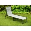 Dakota Premium 3 Position Folding Relaxer Bed - Grey -Garden Furniture Sales 395732 dakota premium 3 position folding relaxer bed 4